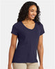 Hanes 42VT Women's Perfect-T Triblend V-Neck T-Shirt