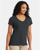 Hanes 42VT Women's Perfect-T Triblend V-Neck T-Shirt