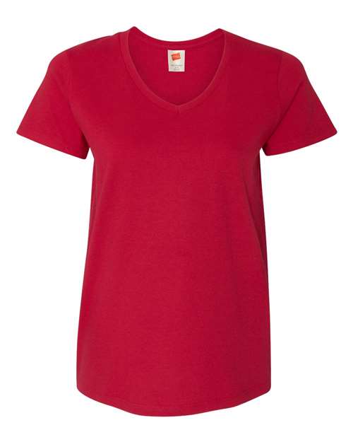 Hanes 5780 Women's Essential-T V-Neck T-Shirt
