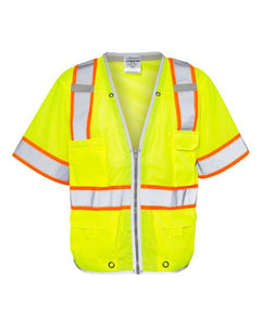 Kishigo 1550-1551 Unisex Premium Brilliant Series® Heavy Duty Class 3 Vest - 
