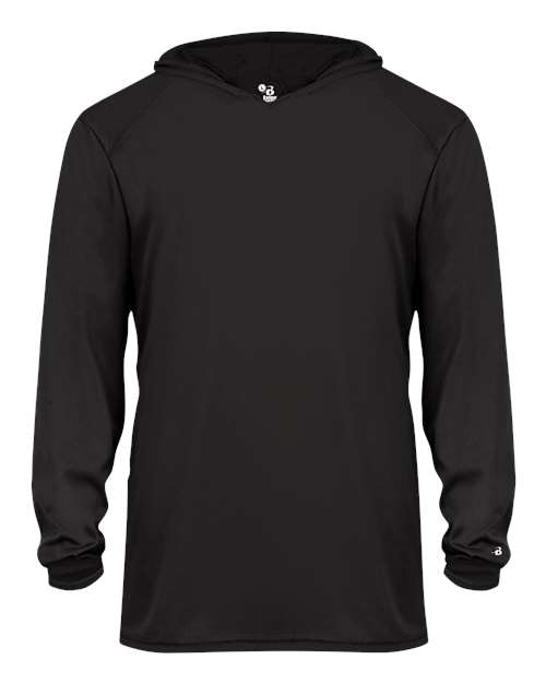 Badger 2105 Youth B-Core Long Sleeve Hooded T-Shirt