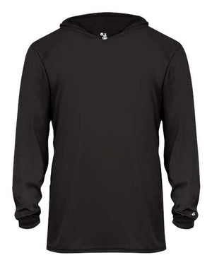 Badger 2105 Youth B-Core Long Sleeve Hooded T-Shirt - 