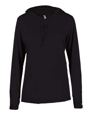 Badger 4165 Women's B-Core Long Sleeve Hooded T-Shirt - 