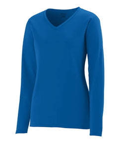 Augusta Sportswear 1788 Women's Nexgen Performance Long Sleeve V-Neck T-Shirt - 