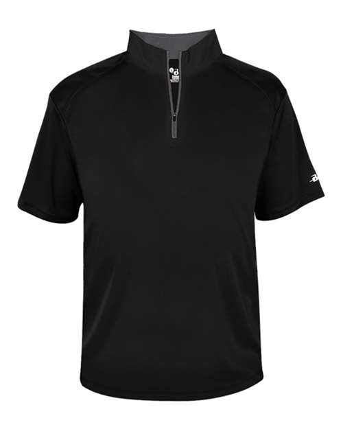 Badger 4199 Men's B-Core Short Sleeve Quarter-Zip