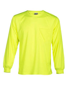 Kishigo 9122-9123 Unisex Microfiber Polyester Long Sleeve T-Shirt - 