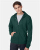 Hanes P180 Unisex EcoSmart® Full-Zip Hooded Sweatshirt