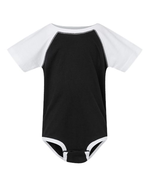 Rabbit Skins 4430 Infant Baseball Fine Jersey Bodysuit