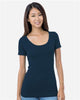 Bayside 3405 Women's USA-Made Scoop Neck T-Shirt