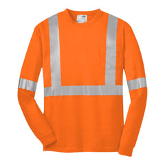 CornerStone ANSI 107 Class 2 Long Sleeve High Visibility Safety T-Shirt CS401LS - 