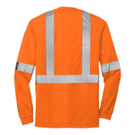 CornerStone ANSI 107 Class 2 Long Sleeve High Visibility Safety T-Shirt CS401LS