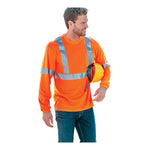 CornerStone ANSI 107 Class 2 Long Sleeve High Visibility Safety T-Shirt CS401LS