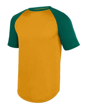 Augusta Sportswear 1509 Youth Wicking Short Sleeve Baseball Jersey - 