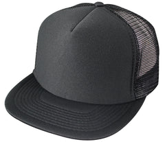 Nissun Cap 5 Panel Foam Trucker Hat Flat Bill - 5FBC - 