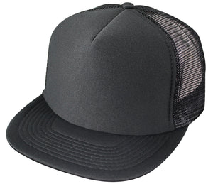 Nissun Cap 5 Panel Foam Trucker Hat Flat Bill - 5FBC - 