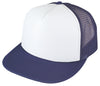 Nissun Cap 5 Panel Foam Trucker Hat Flat Bill - 5FBC