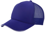 Nissun Cap 5 Panel Mesh Back Trucker Hat with Sandwich Bill - 5PMS