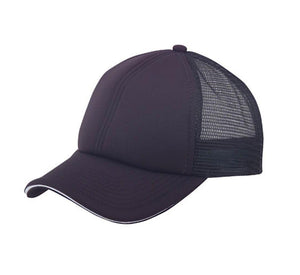 Nissun 6 Panel Mesh With Sandwich Bill Cap, Trucker Hat - 6PMS - 