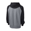 Sport-Tek ST267 Raglan Colorblock Pullover Hooded Sweatshirt