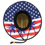 Mega Cap 8030C Lifeguard Straw Hat