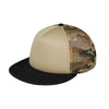 Mega Cap 6875A Flat Bill Snapback Trucker Cap