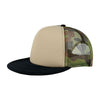 Mega Cap 6875A Flat Bill Snapback Trucker Cap