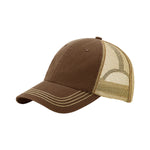 Mega Cap 6894 Washed Cotton Twill Trucker Cap