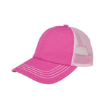 Mega Cap 6894 Washed Cotton Twill Trucker Cap