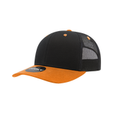 Decky 6021 - Classic Trucker Hat, 6 Panel Mid Profile Trucker Cap