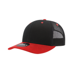 Decky 6021 - Classic Trucker Hat, 6 Panel Mid Profile Trucker Cap