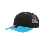 Decky 6021 - Classic Trucker Hat, 6 Panel Mid Profile Trucker Cap
