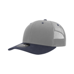 Decky 6021 - Classic Trucker Hat, 6 Panel Mid Profile Trucker Cap