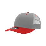 Decky 6021 - Classic Trucker Hat, 6 Panel Mid Profile Trucker Cap