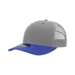 Decky 6021 - Classic Trucker Hat, 6 Panel Mid Profile Trucker Cap