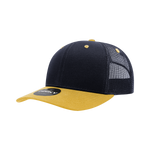 Decky 6021 - Classic Trucker Hat, 6 Panel Mid Profile Trucker Cap