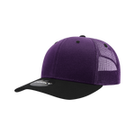 Decky 6021 - Classic Trucker Hat, 6 Panel Mid Profile Trucker Cap