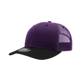 Decky 6021 - Classic Trucker Hat, 6 Panel Mid Profile Trucker Cap