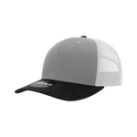 Decky 6021 - Classic Trucker Hat, 6 Panel Mid Profile Trucker Cap