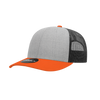 Decky 6021 - Classic Trucker Hat, 6 Panel Mid Profile Trucker Cap