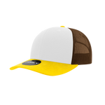 Decky 6021 - Classic Trucker Hat, 6 Panel Mid Profile Trucker Cap