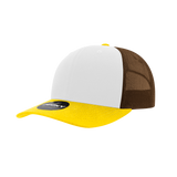 Decky 6021 - Classic Trucker Hat, 6 Panel Mid Profile Trucker Cap