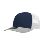 Decky 6021 - Classic Trucker Hat, 6 Panel Mid Profile Trucker Cap