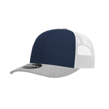 Decky 6021 - Classic Trucker Hat, 6 Panel Mid Profile Trucker Cap