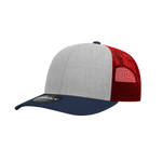 Decky 6021 - Classic Trucker Hat, 6 Panel Mid Profile Trucker Cap