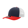 Decky 6021 - Classic Trucker Hat, 6 Panel Mid Profile Trucker Cap