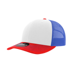 Decky 6021 - Classic Trucker Hat, 6 Panel Mid Profile Trucker Cap