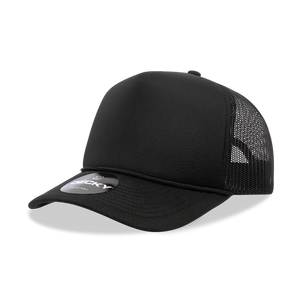 Decky 6025 Mid Profile, 5 Panel Foam Trucker Hat - 