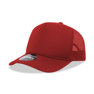 Decky 6025 Mid Profile, 5 Panel Foam Trucker Hat - 
