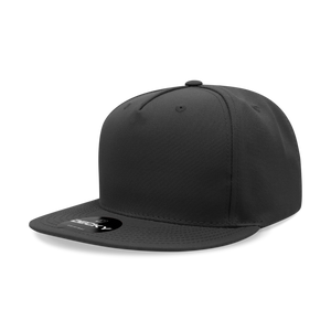 Decky 6029 5 Panel High Profile Structured Polyester Snapback - 