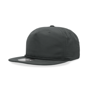 Decky 6032 - Classic Rope Cap, 5 Panel Flat Bill Hat, Snapback - 